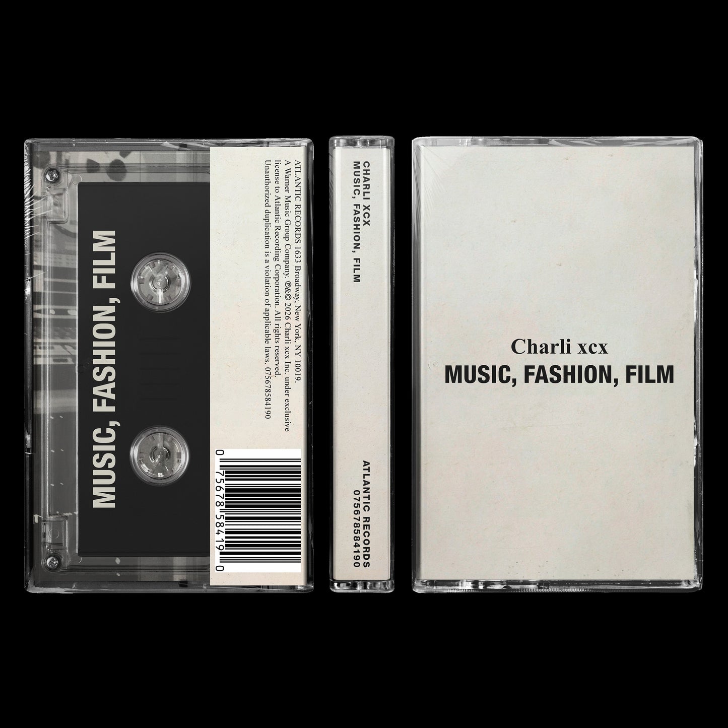 CHARLI XCX - MUSIC FASHION FILM : CASSETTE - CS