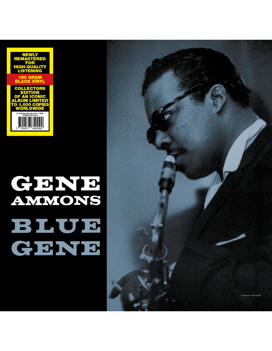 AMMONS, GENE - BLUE GENE : 180 GRAM VINYL - LP