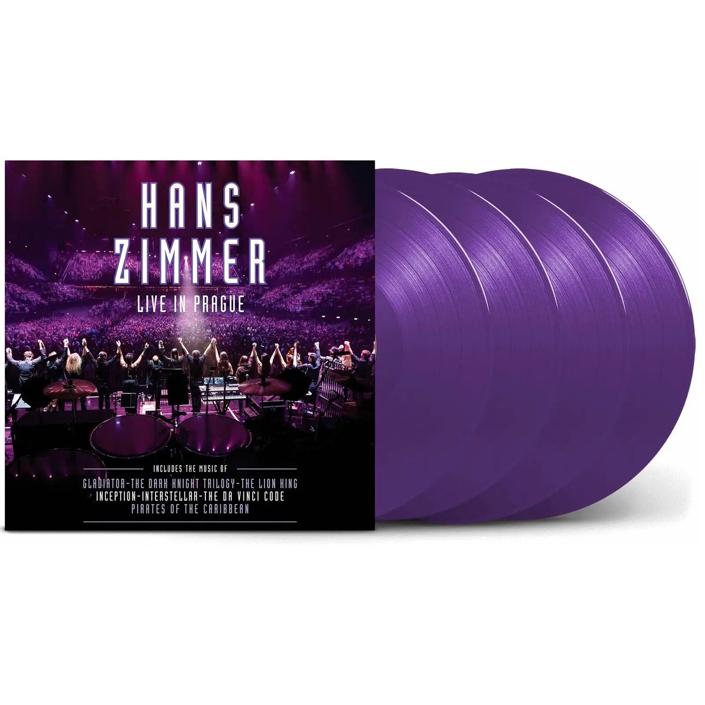 ZIMMER, HANS - LIVE IN PRAGUE (2016) : 4LP PURPLE VINYL - LP