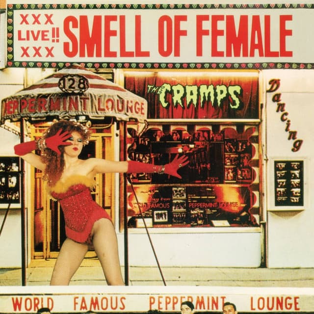 CRAMPS - SMELL OF FEMALE : CLEAR RED VINYL - LP