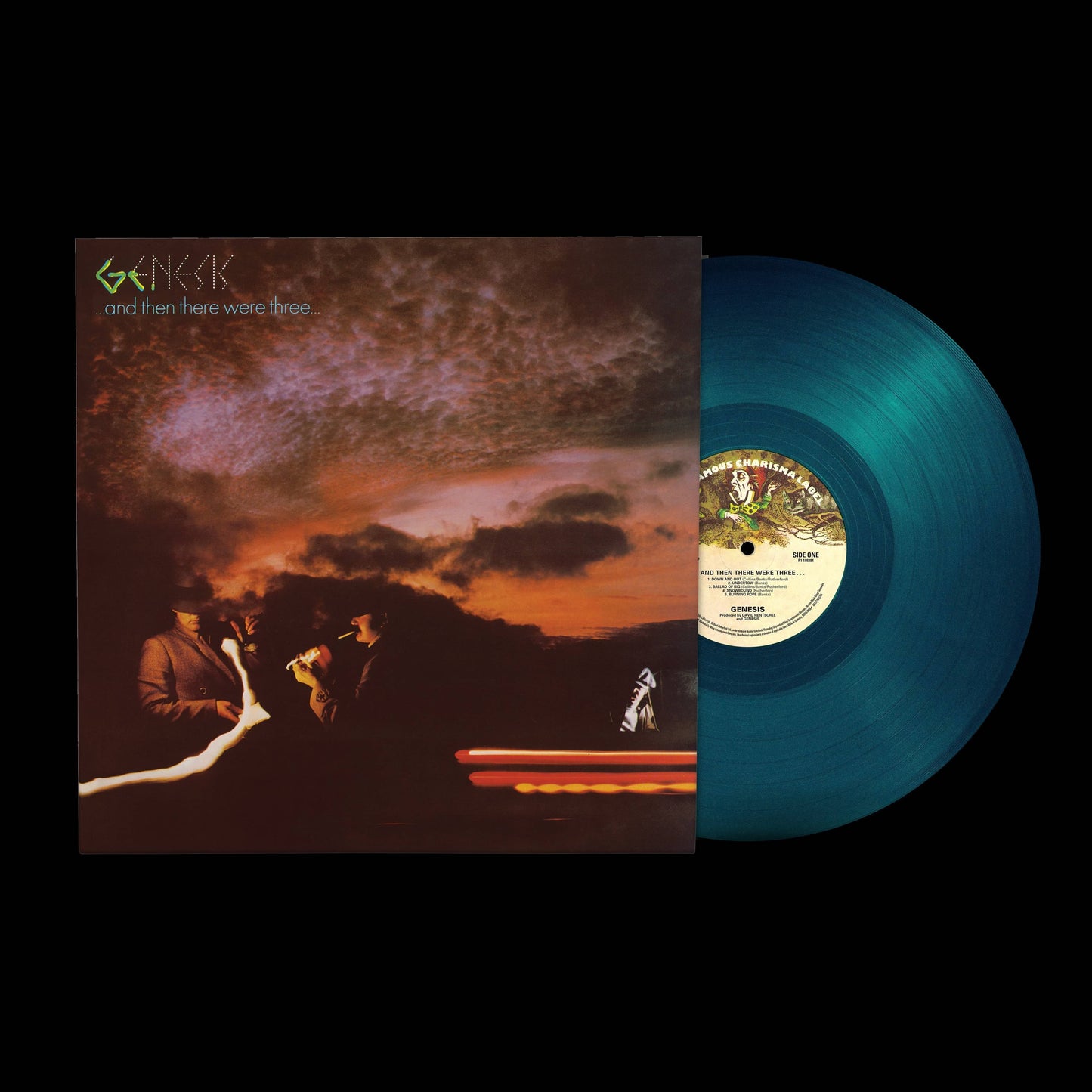 GENESIS - AND THEN THERE WERE THREE : SEA BLUE - LP
