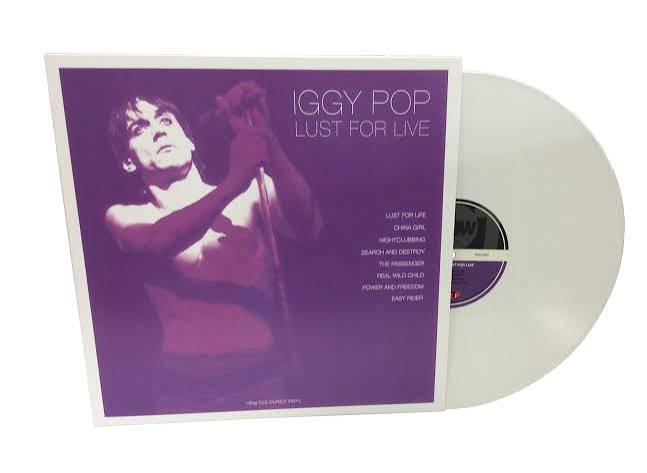 POP, IGGY - LUST FOR LIVE : WHITE VINYL - LP