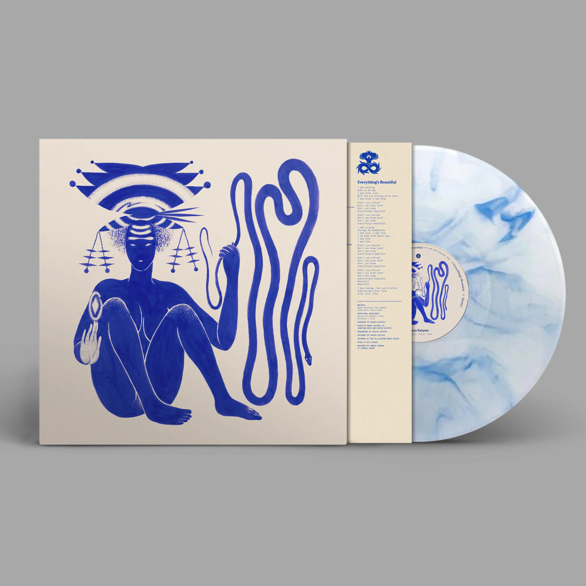 HIATUS KAIYOTE - LOVE HEART CHEAT CODE : BLUE & WHITE - LP