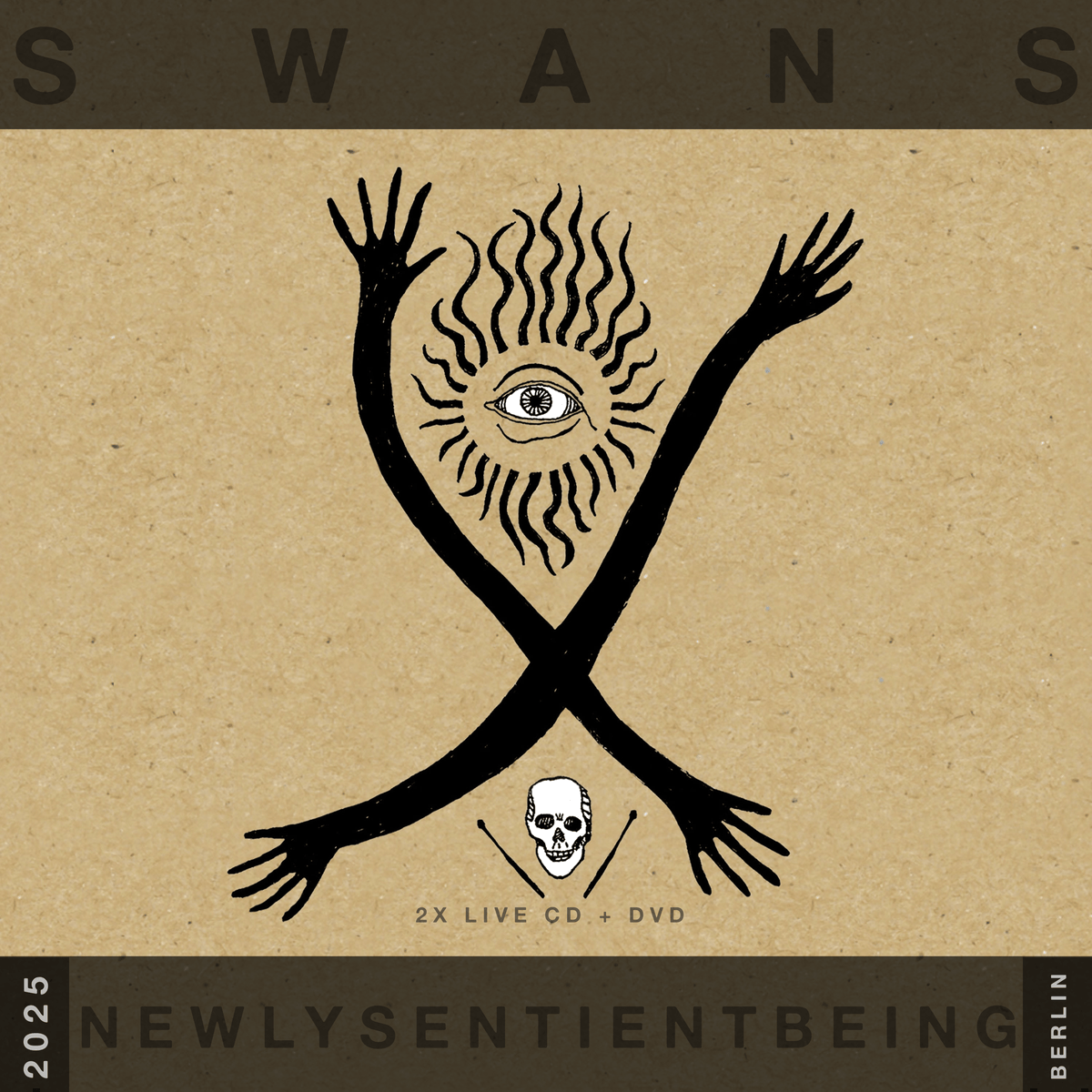 SWANS - NEWLY SENTIENT BEING : 2CD + DVD SET - CD