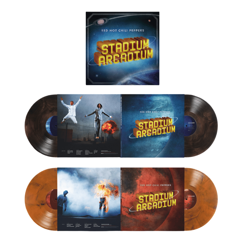 RED HOT CHILI PEPPERS - STADIUM ARCADIUM : BROWN & ORANGE 4LP - LP