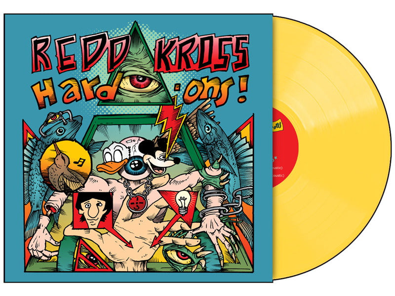 REDD KROSS/ HARD-ONS - AUSTRALIAN TOUR EP : OPAQUE YELLOW VINYL - LP
