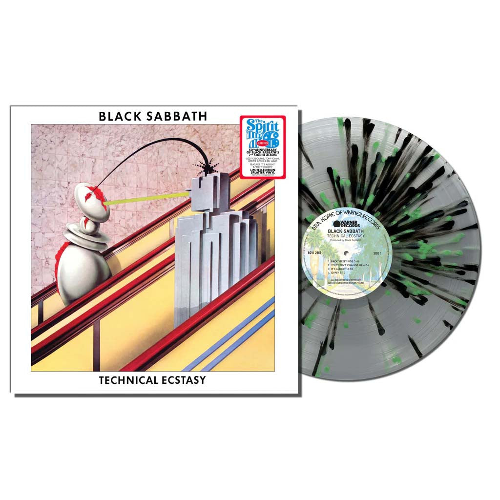 BLACK SABBATH - TECHNICAL ECSTASY : CLEAR WITH SPLATTER - LP