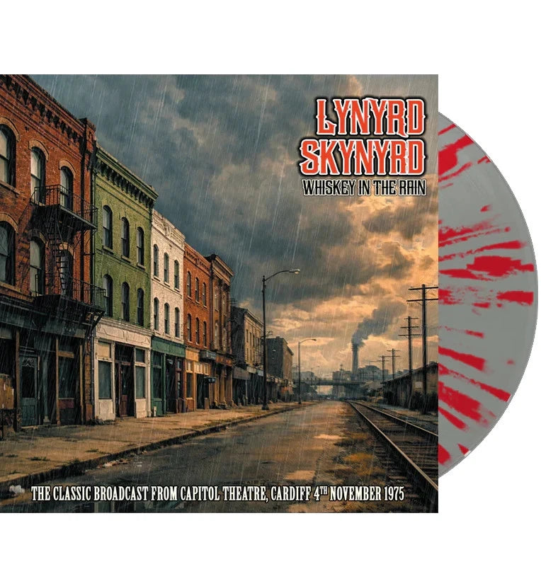 LYNYRD SKYNYRD - WHISKEY IN THE RAIN: SPLATTER GREY & RED - LP