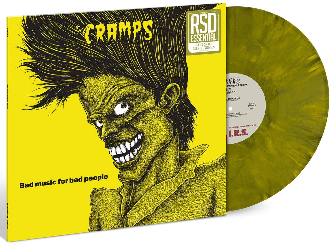 CRAMPS - BAD MUSIC FOR BAD PEOPLE: GREEN VINYL - LP