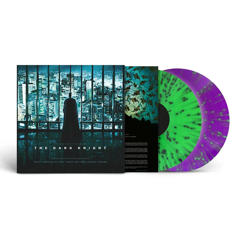 DARK KNIGHT (2008) - SOUNDTRACK : 2LP JOKER SPLATTER VINYL - LP