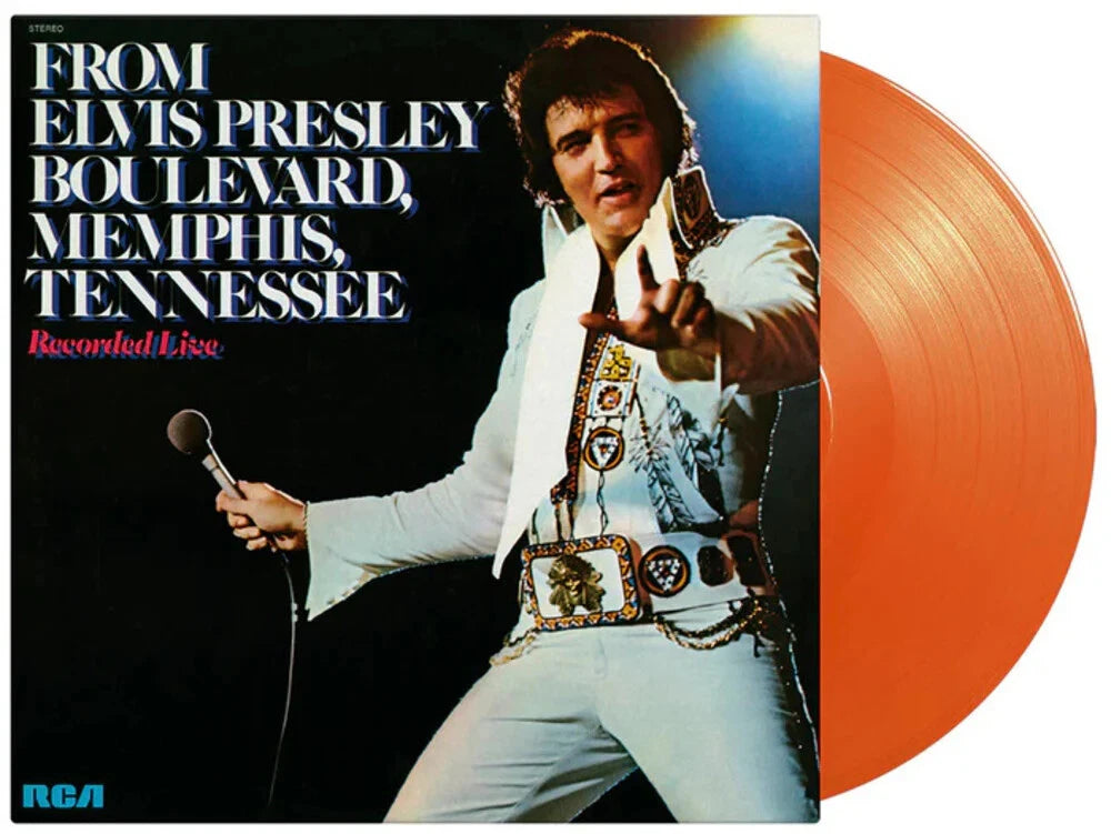 PRESLEY, ELVIS - FROM ELVIS PRESLEY BOULEVARD : ORANGE - LP