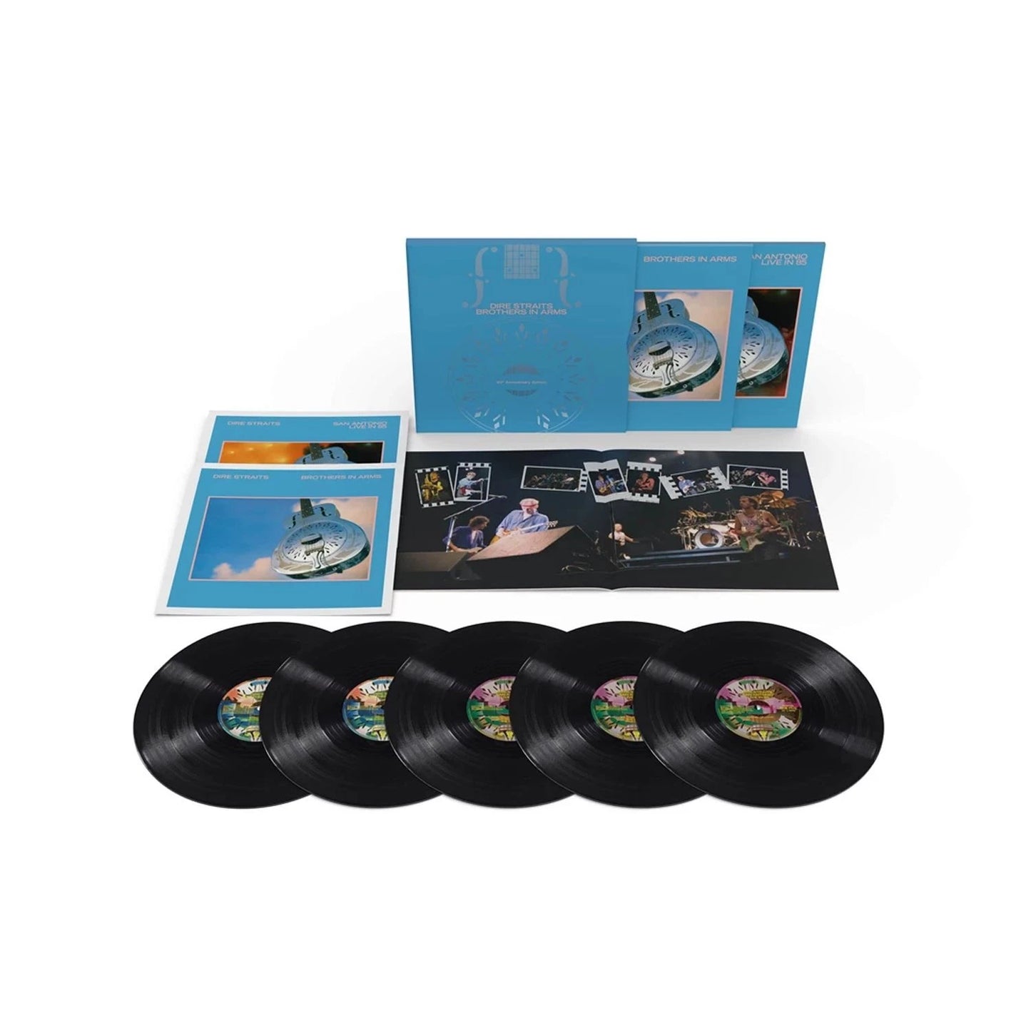 DIRE STRAITS - BROTHERS IN ARMS: 5LP 40TH ANNIVERSARY - LP