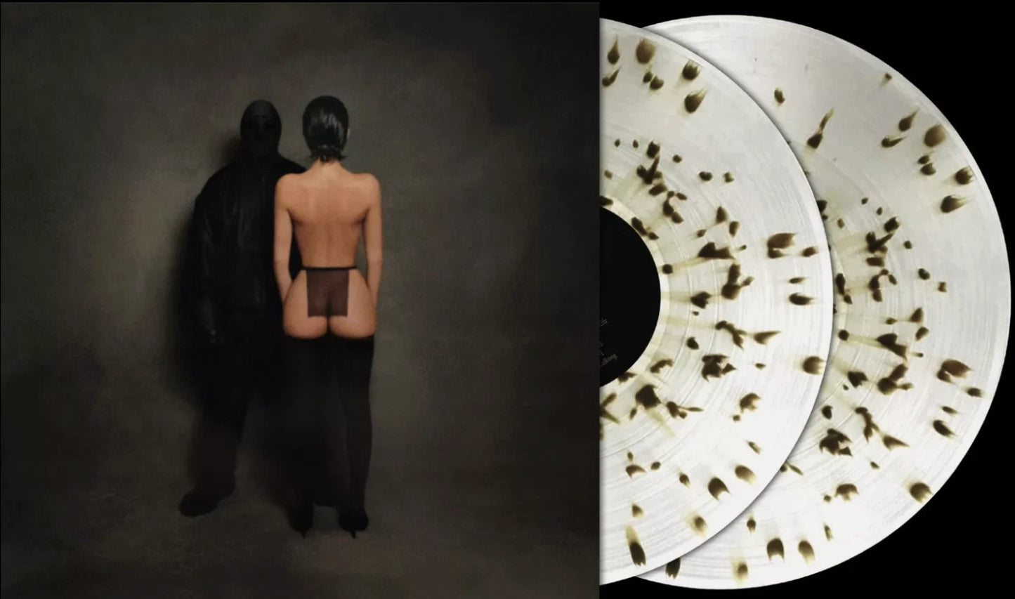 YE / TY DOLLA SIGN - VULTURES 1 : CLEAR/GOLD SPLATTER - LP