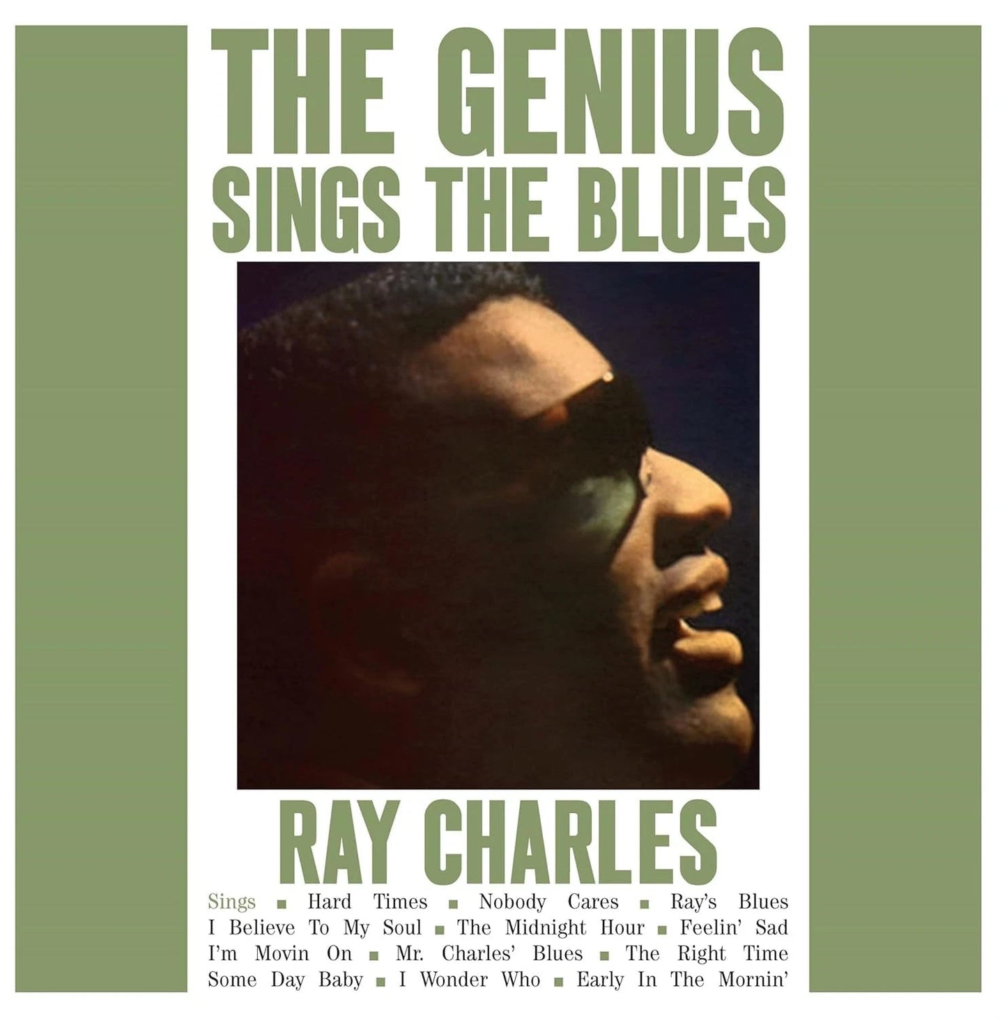 CHARLES, RAY - GENIUS SINGS THE BLUES : CLEAR VINYL - LP