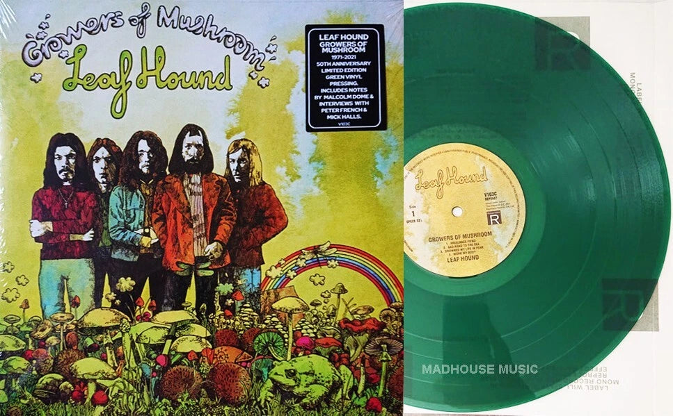 LEAF HOUND - GROWERS OF MUSHROOM : GREEN VINYL - LP