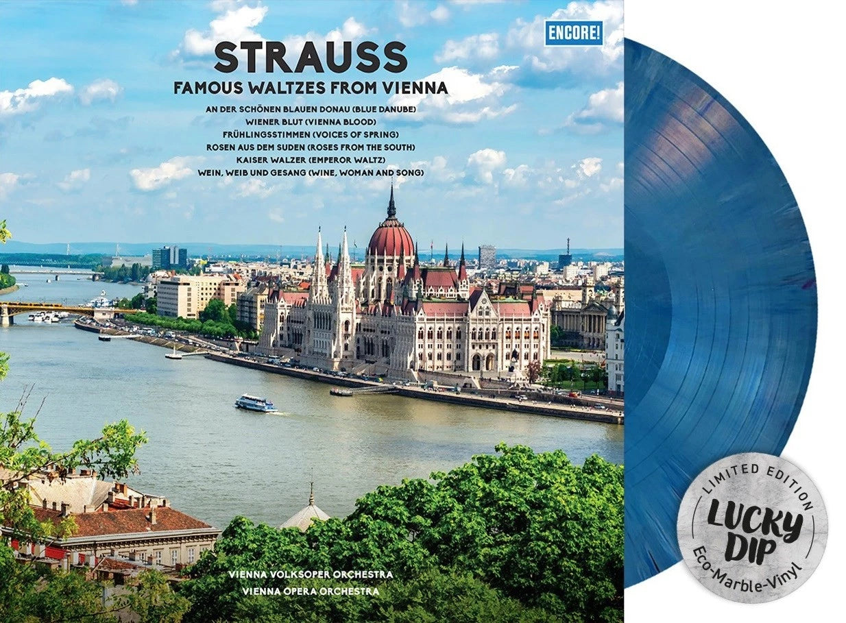 STRAUSS - FAMOUS WALTZES FROM VIENNA : COLOURED - LP