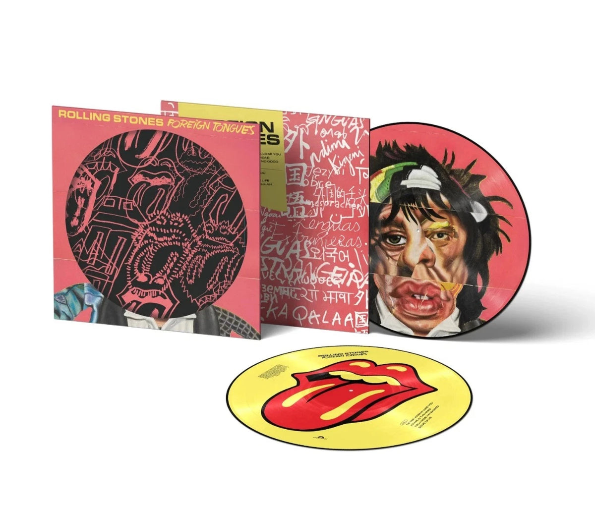 ROLLING STONES - FOREIGN TONGUES : 2LP PICTURE DISC - LP