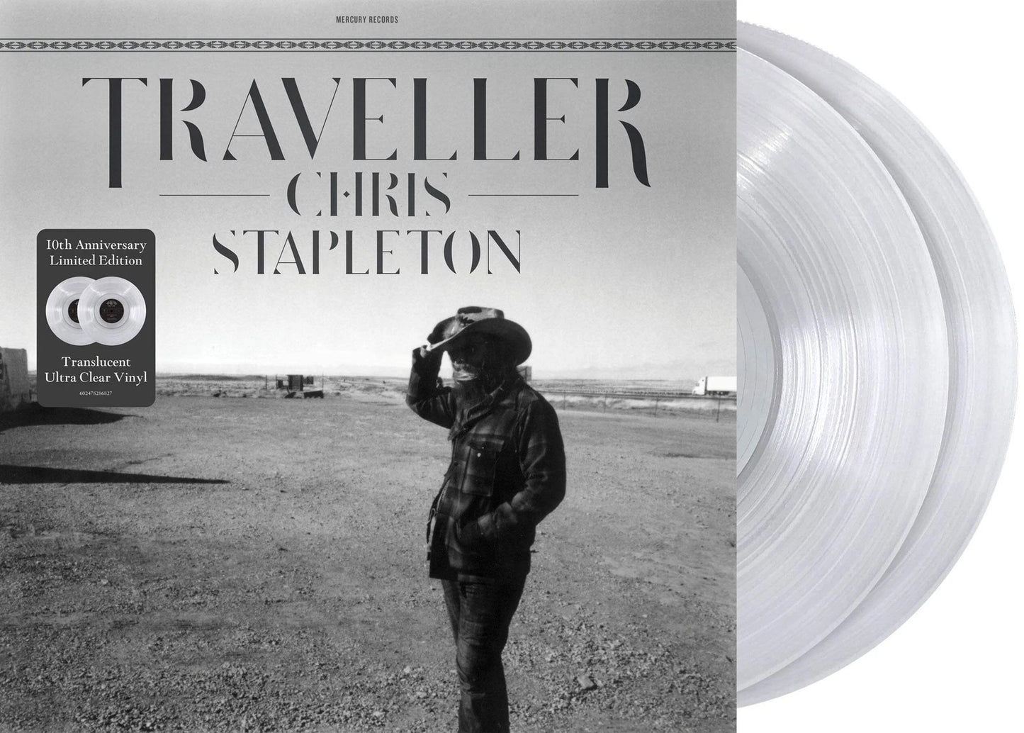 STAPLETON, CHRIS - TRAVELLER : ULTRA CLEAR VINYL (2LP) - LP