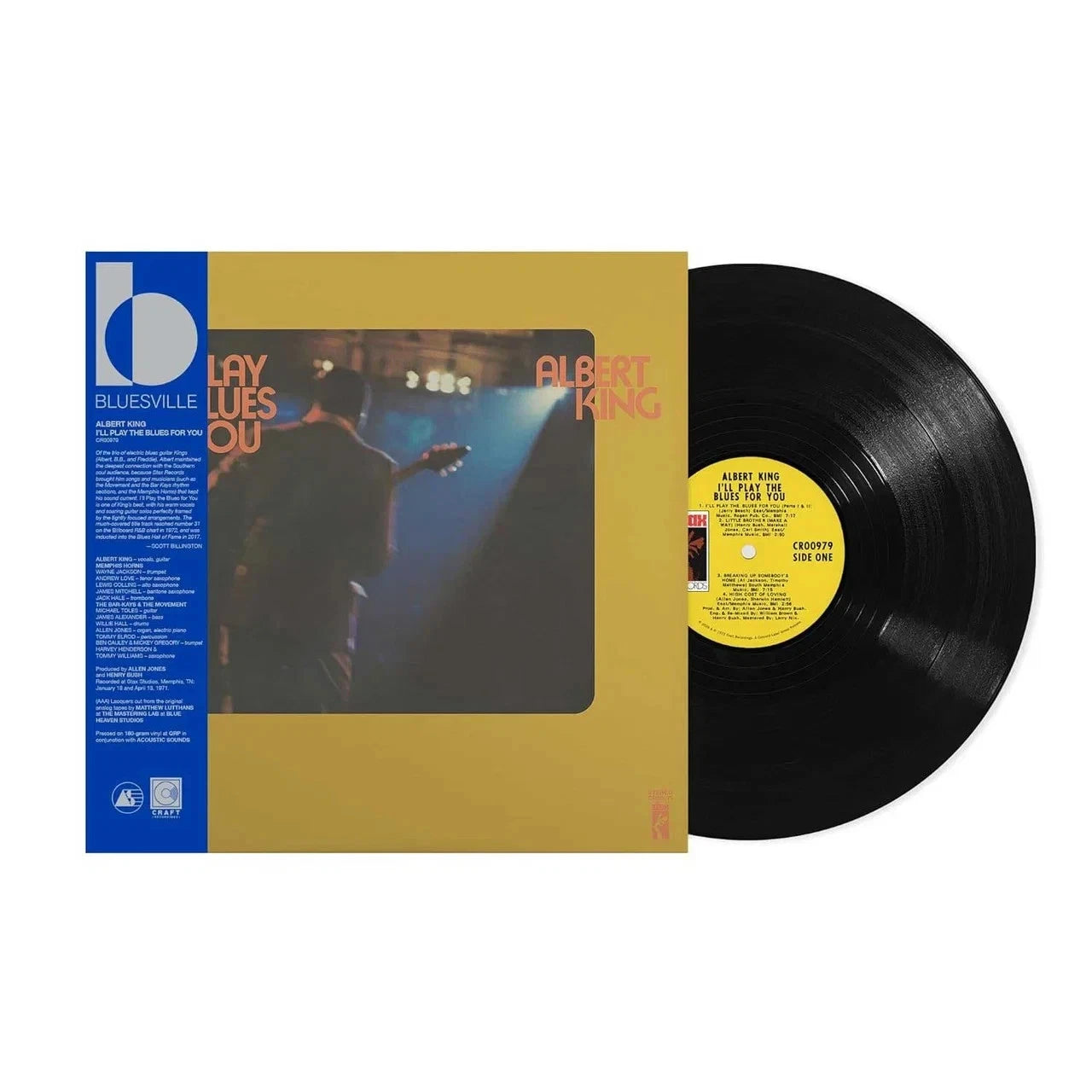 KING, ALBERT - I'LL PLAY THE BLUES FOR YOU : BLUESVILLE - LP