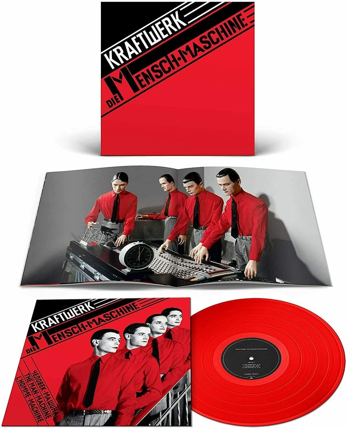 KRAFTWERK - MAN-MACHINE : RED VINYL (2020 REISSUE) - LP