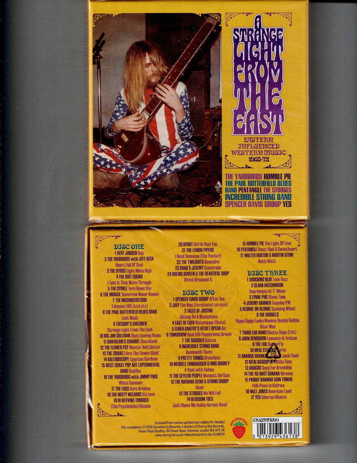 VARIOUS - STRANGE LIGHT FROM THE EAST 1965-72: 3CD - CD