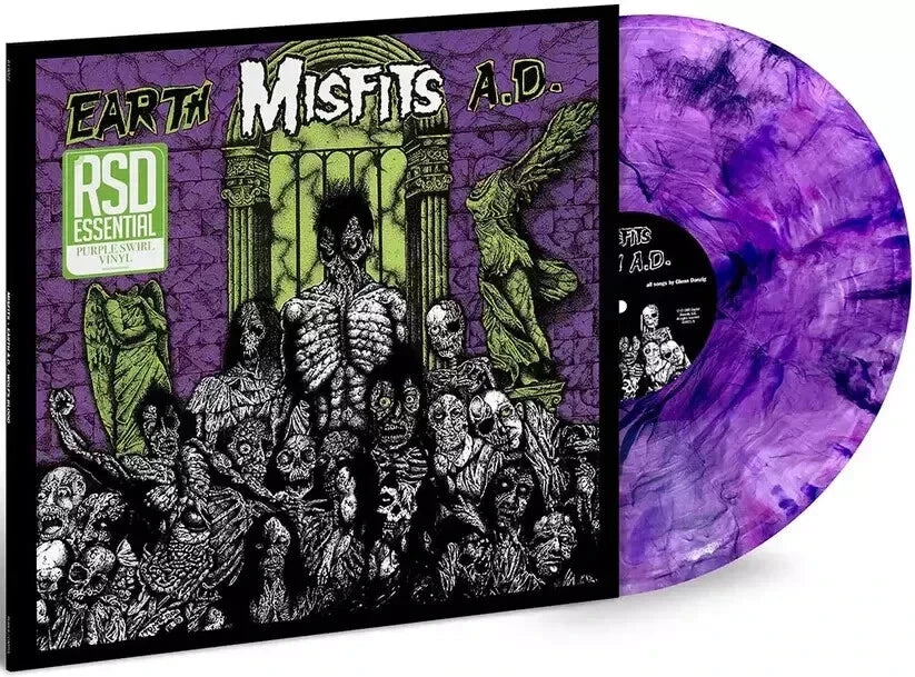 MISFITS - EARTH A.D. / WOLFSBLOOD: PURPLE SWIRL - LP