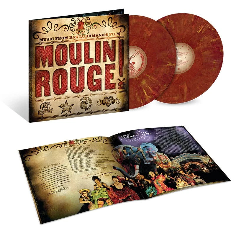 MOULIN ROUGE! THE MUSICAL - ORIGINAL BROADWAY CAST : 2LP RED VINYL - LP