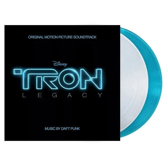 TRON : LEGACY (2010) - SOUNDTRACK + 7 BONUS : 2LP BLUE & CLEAR - LP