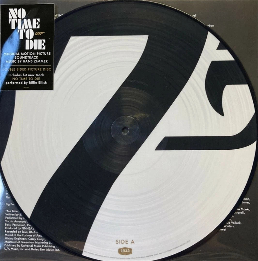 NO TIME TO DIE - SOUNDTRACK : 007 SYMBOL PICTURE DISC - LP