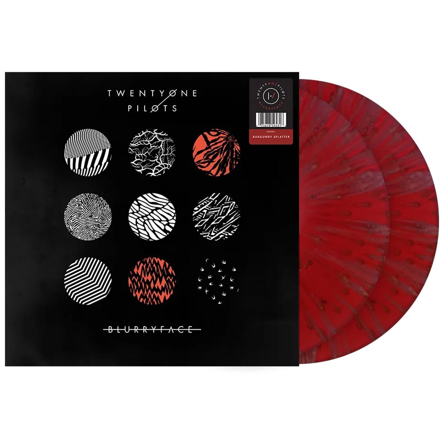 TWENTY ONE PILOTS - BLURRYFACE : 2LP BURGUNDY SPLATTER - LP
