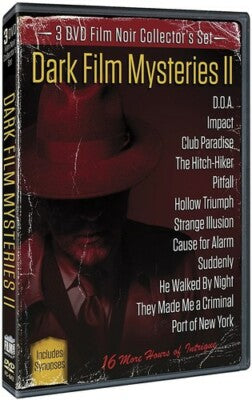 DARK FILM MYSTERIES II - FILMS : 3 X DVD SET - DVD