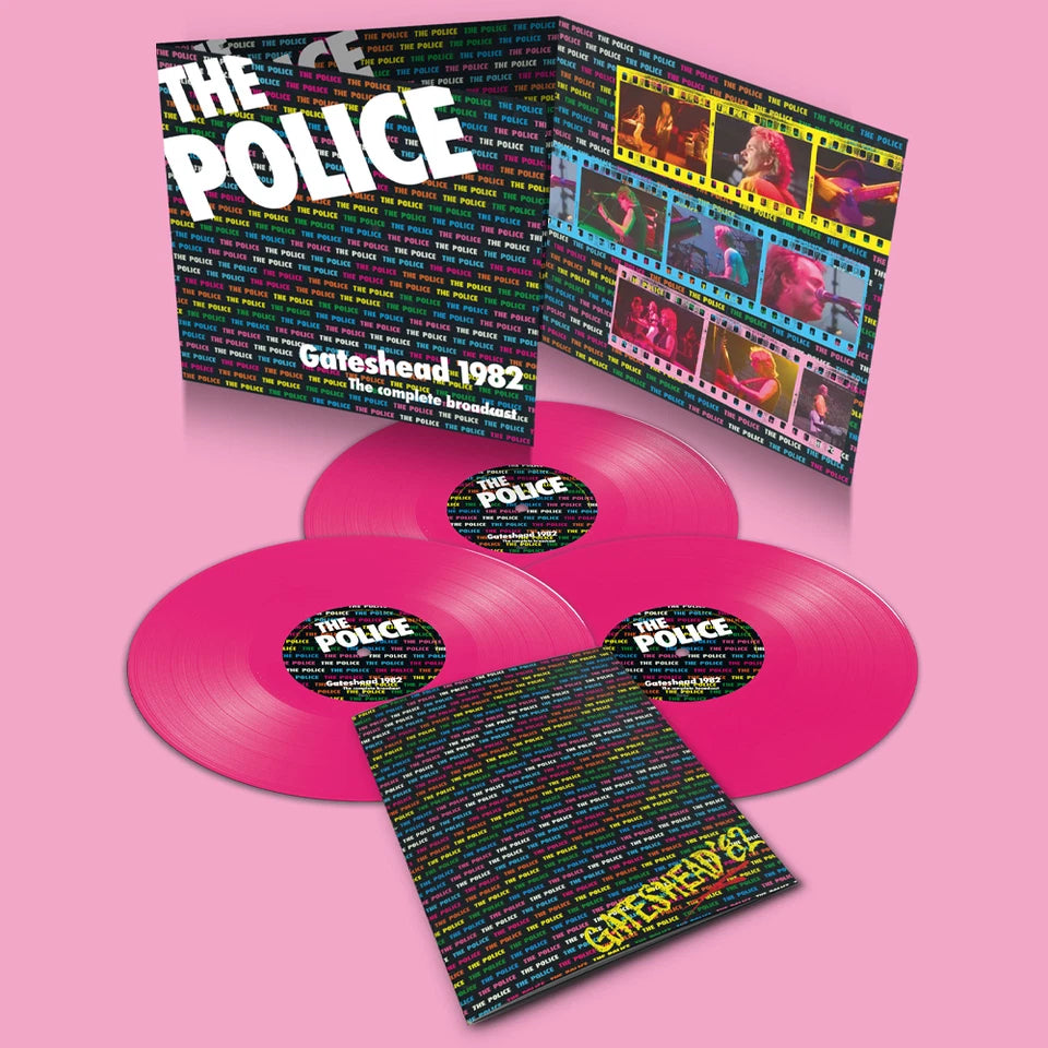 POLICE - COMPLETE GATESHEAD 1982 : 3LP PINK - LP