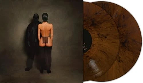 YE / TY DOLLA SIGN - VULTURES 1 : BROWN MARBLE VINYL - LP
