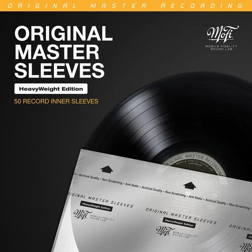LP RECORD HEAVYWEIGHT INNER SLEEVES - MOBILE FIDELITY INNER SLEEVES (PK 50) - ACC