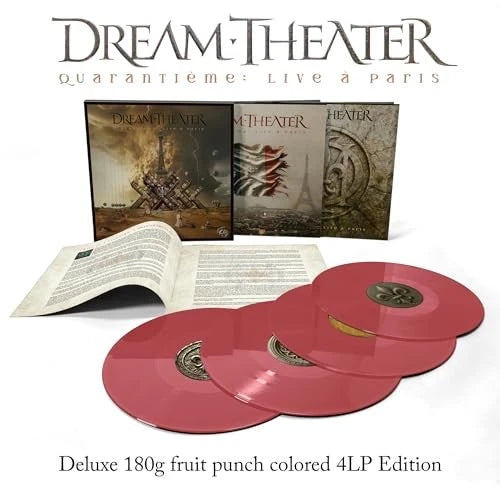 DREAM THEATER - QUARANTIEME : LIVE A PARIS (PUNCH 4LP) - LP