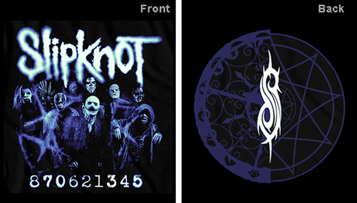 SLIPKNOT - MEMBER NUMBERS: LARGE - TSH