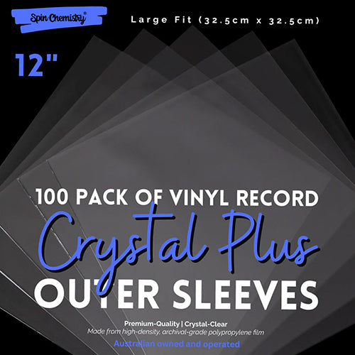 LP RECORD OUTER SLEEVE - SPIN CHEMISTRY CRYSTAL PLUS OUTER SLEEVE - ACC