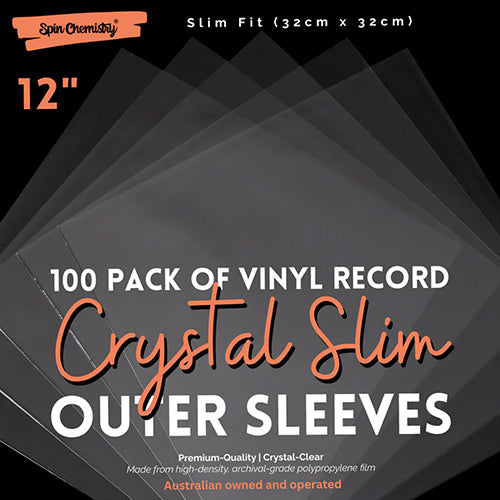 LP RECORD OUTER SLEEVE - SPIN CHEMISTRY CRYSTAL SLIM OUTER SLEEVE - ACC