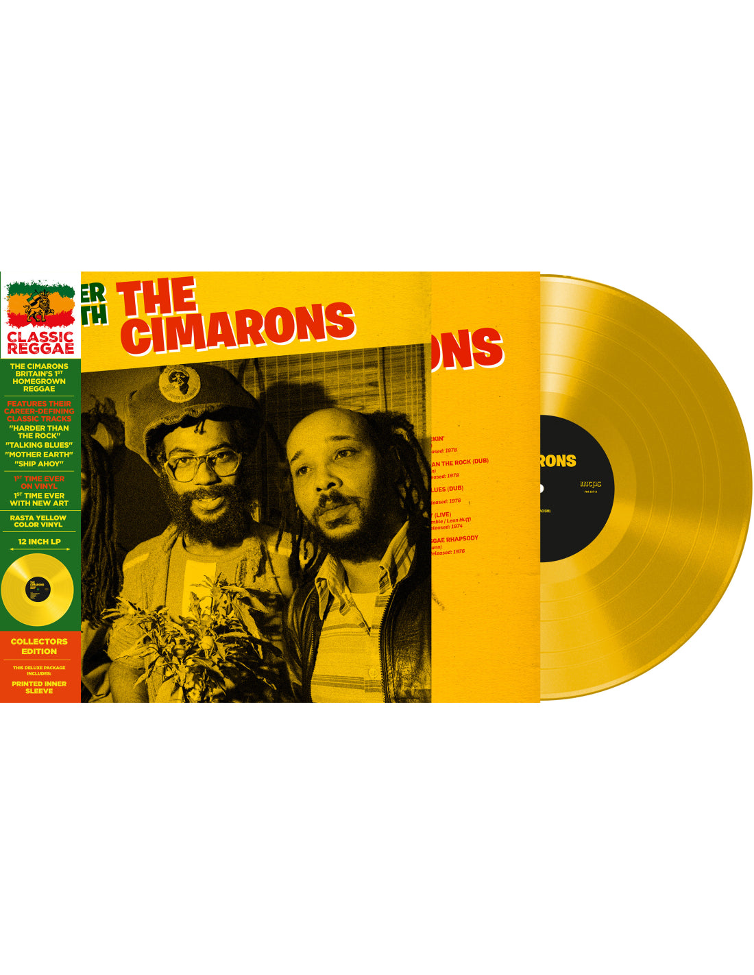 CIMARONS - MOTHER EARTH : YELLOW VINYL - LP