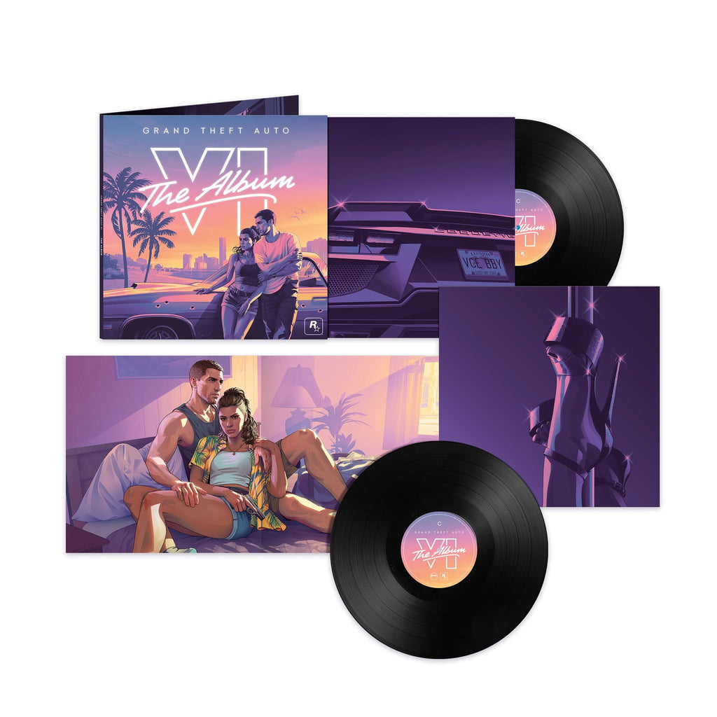 GRAND THEFT AUTO VI - SOUNDTRACK : BLACK 2LP SET - LP