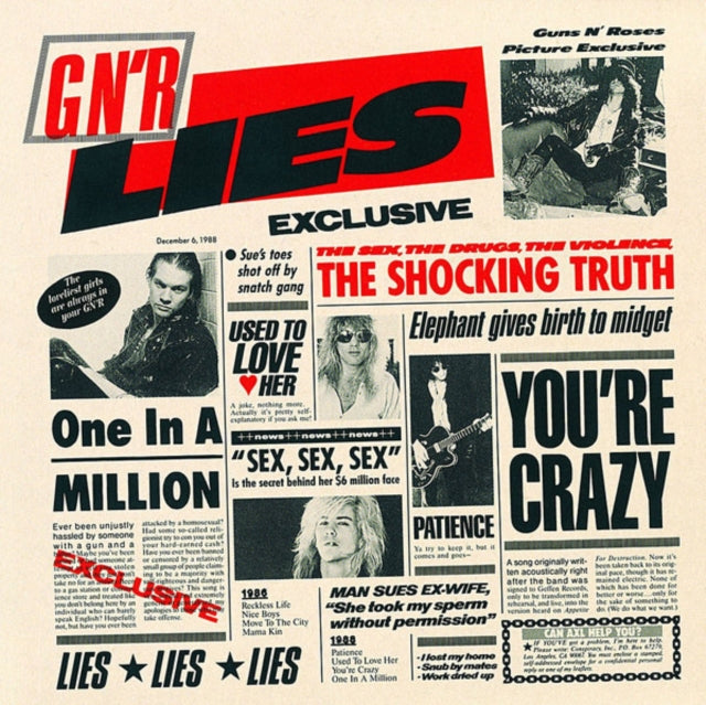 GUNS N' ROSES - G N' R LIES - CD