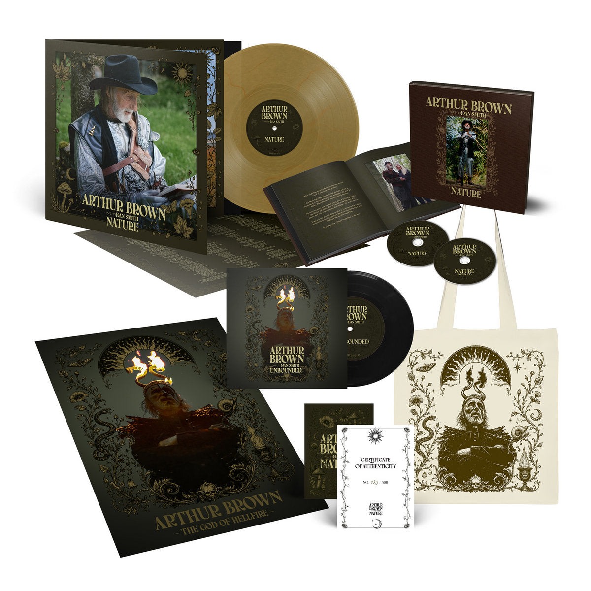BROWN, ARTHUR - NATURE : 2CD + LP + 7" BOX SET - LP