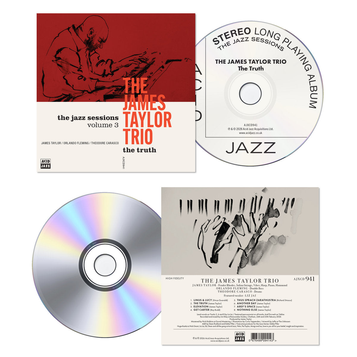 TAYLOR, JAMES TRIO - TRUTH - CD