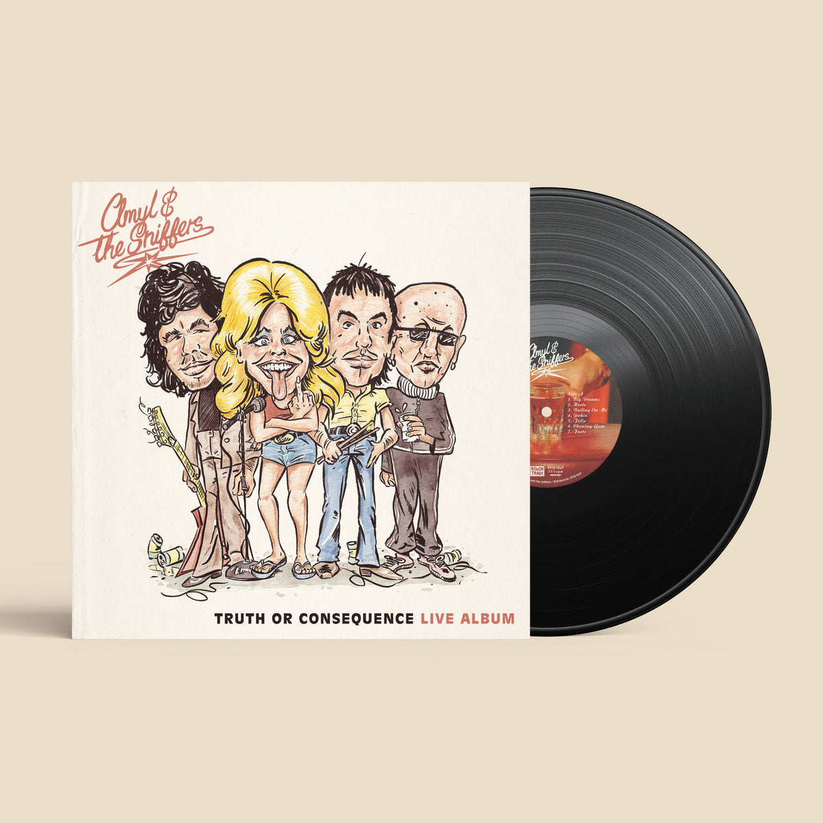 AMYL & THE SNIFFERS - TRUTH OR CONSEQUENCE : LIVE FROM EL ... - LP
