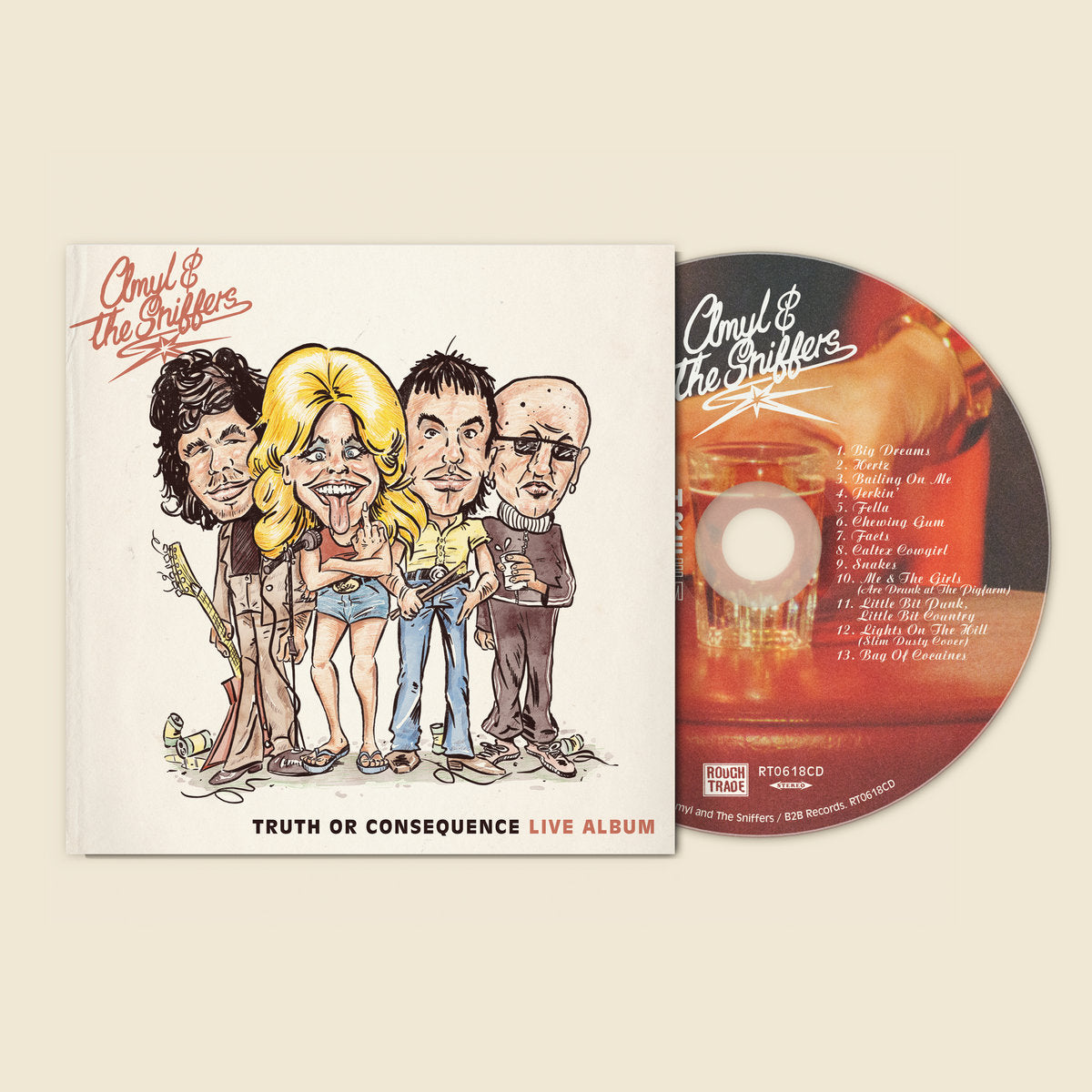 AMYL & THE SNIFFERS - TRUTH OR CONSEQUENCE : LIVE FROM EL ... - CD