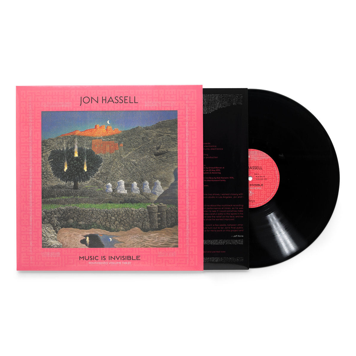 HASSELL, JON - MUSIC IS INVISIBLE : PENTIMENTO THREE - LP