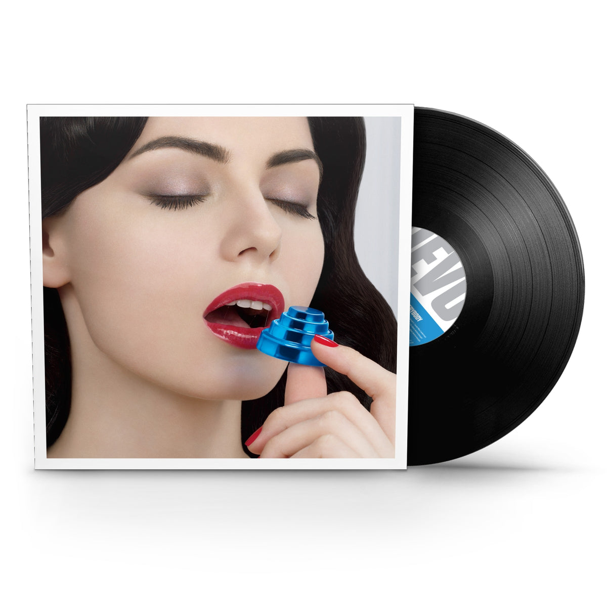 DEVO - SOMETHING FOR EVERYBODY : WITH BLUE 7". - LP