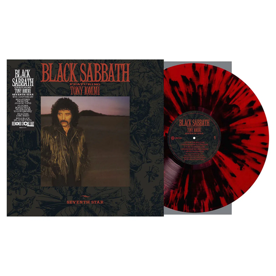 BLACK SABBATH - SEVENTH STAR: RED/ BLACK VINYL - LP