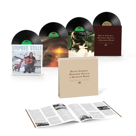 CROSBY STILLS & NASH - SOLO ALBUMS : 4LP BOX SET - LP