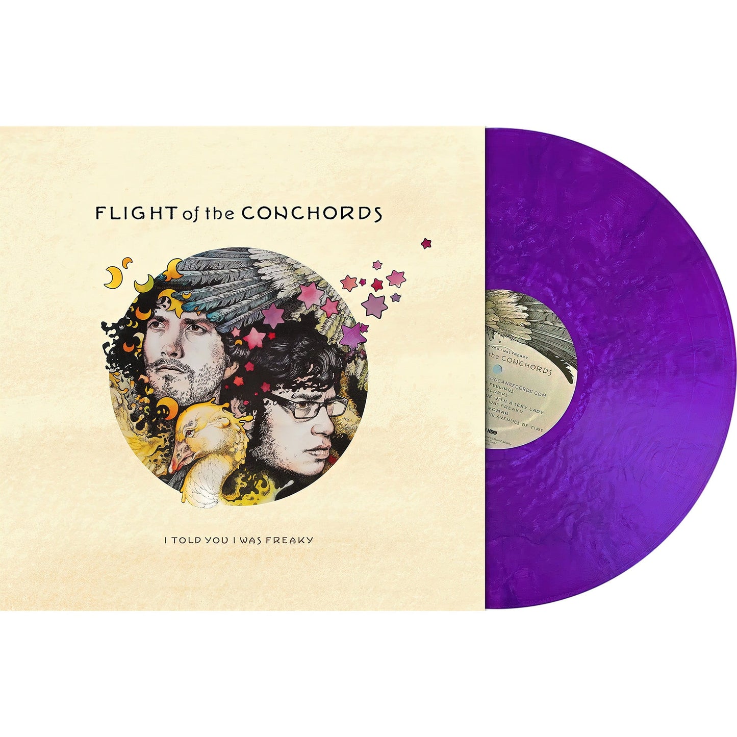 FLIGHT OF THE CONCHORDS - I TOLD YOU I WAS FREAKY : PURPLE - LP